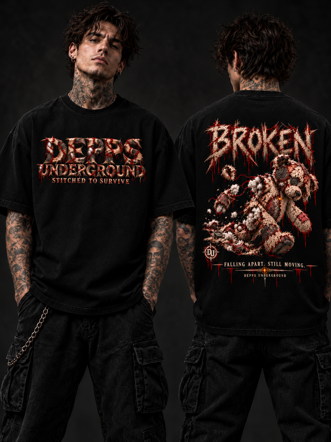 BROKEN — Black Tee