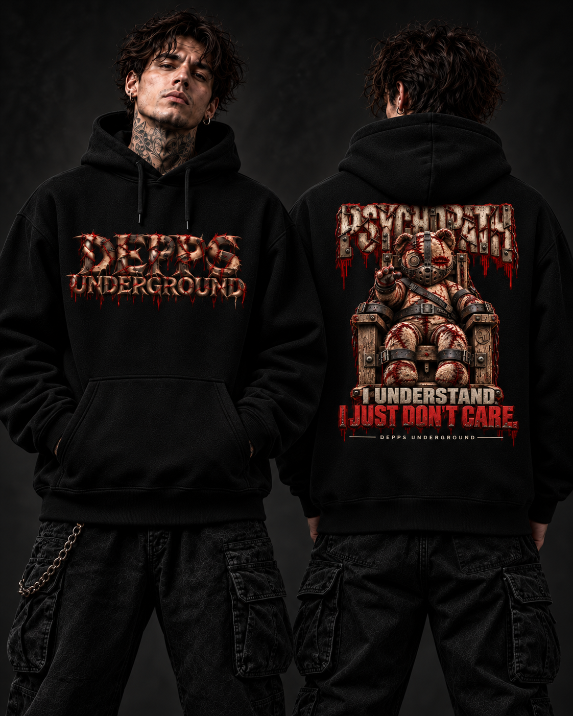 PSYCHOPATH — Black Hoodie